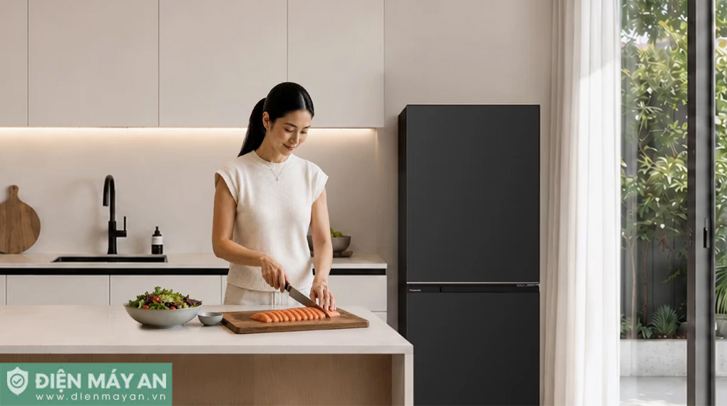 Tủ lạnh Panasonic Inverter 299 lít NR-BV322BWKV